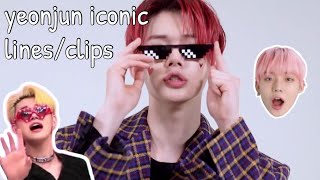 yeonjun iconic lines/clips