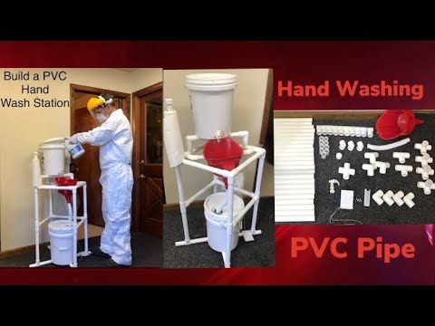 方法：独自のポータブルPVC手洗いステーションを構築する