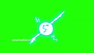 Energy Orb Burst Green Screen Flash FX Lightning Animation