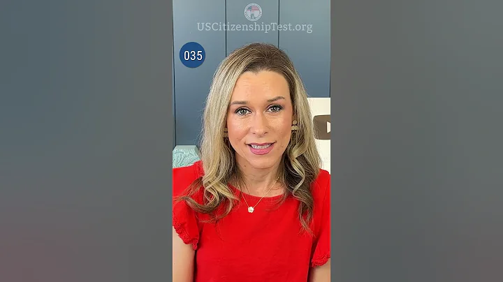 Official USCIS 100 Civics Q 35 | US Citizenship Test 2008 civics #n400  #citizenshipwithjackie