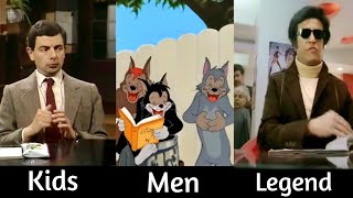 Type of people Reading books ( tom and jerry and mr bean funny meme )