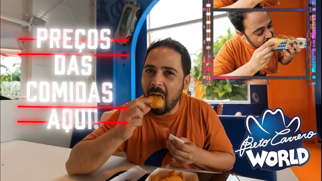 TUDO QUE COMI NO BETO CARRERO WORLD! 🌭 Vale a pena? Preços, dicas e MELHORES comidas