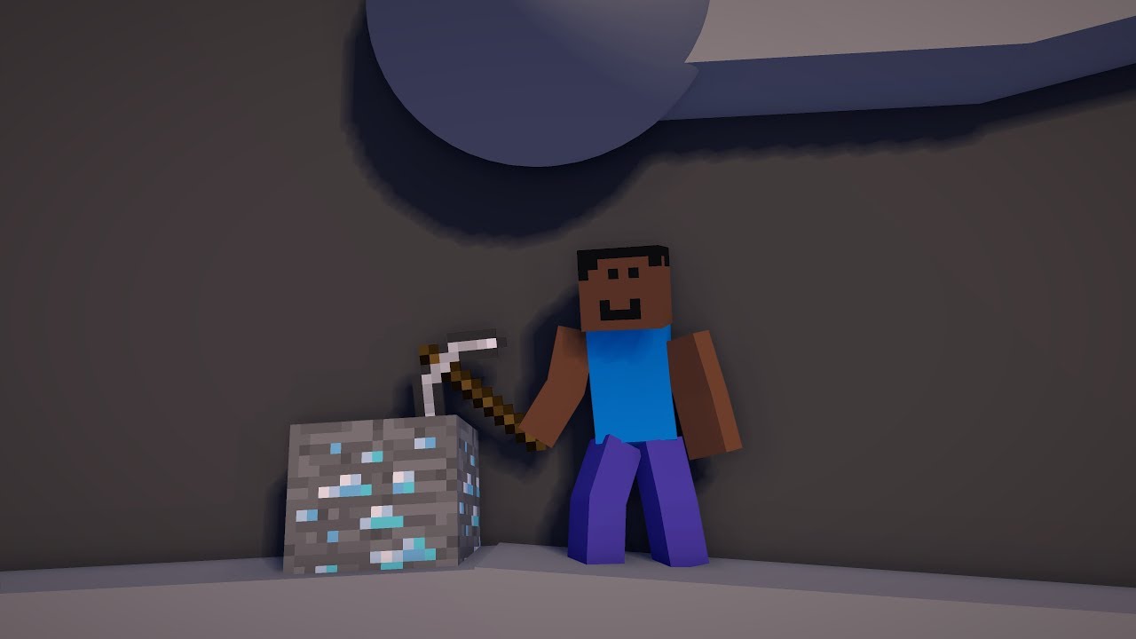 Mine Diamonds Minecraft Animation Youtube