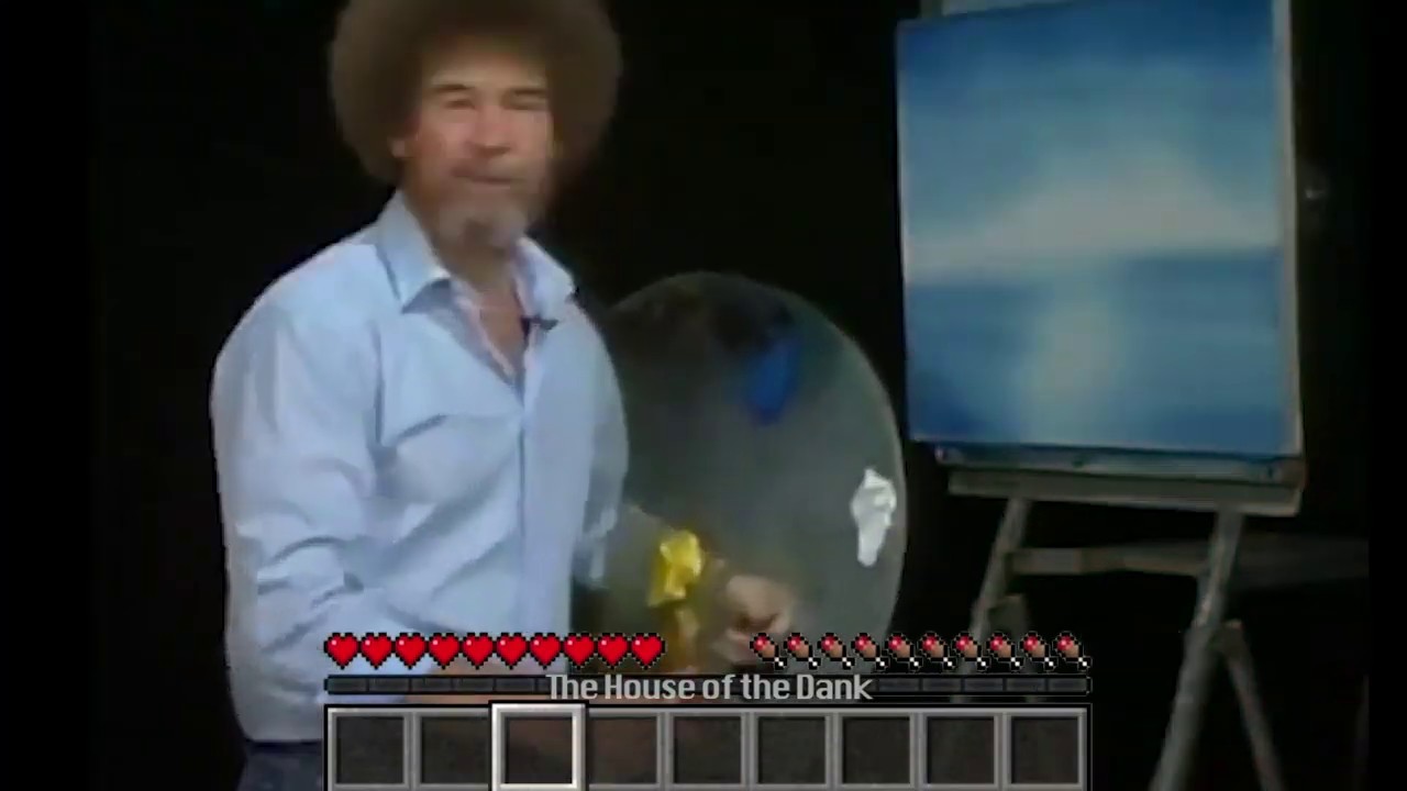 Bob Ross Gone Minecraft Meme Youtube