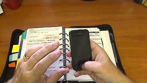 Filofax vs Smartphone - The Australian Way