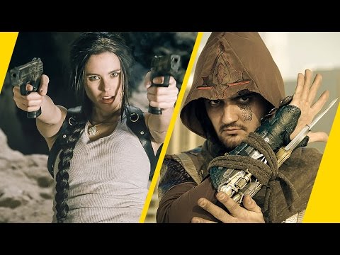 Assassin's Creed vs Lara Croft of Tomb Raider - Video Game Rap Battle - TopBuzz Original