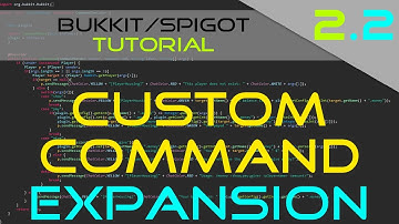 Minecraft Bukkit/Spigot Tutorial EXPANSION #2.2: Command Arguments