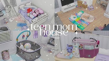 Teen Mom Home 🍼 House Tour | CurseForge Download | Clutter/Furniture CC Folder | The Sims 4