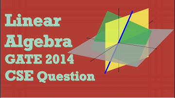 Linear Algebra GATE 2014 CSE Question