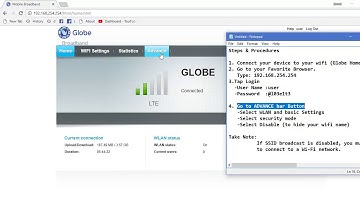 How to hide wifi name/network on Globe Home broadband