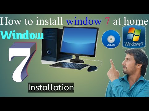 How To Install Windows 7 From CD And DVD Install Windows 2020 at home