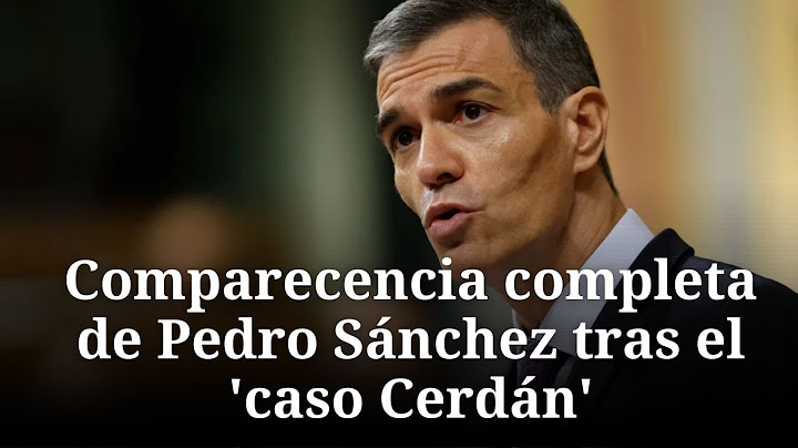 Sánchez comparece tras el 'caso Cerdán': Se planteó dimitir, pero no piensa "tirar la toalla"