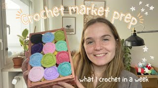 Market Prep  Order packing ✨Week of Crochet  My Yarn Storage Quick and easy project ideas