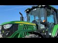 Обкатка Нового трактора Джон Дира 6125м, мотыжим пшеницу 🌾