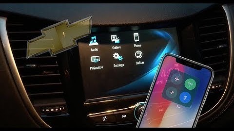 Chevy Trax Connect iPhone to Bluetooth (2017+)