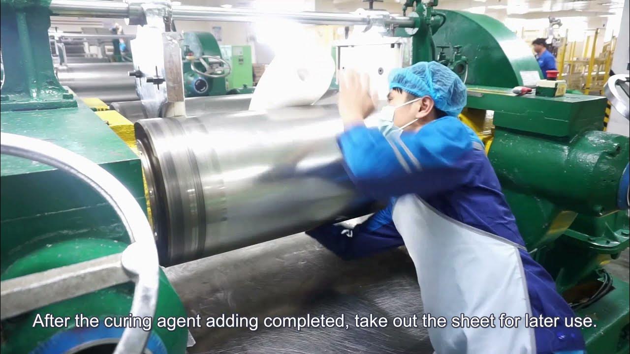 Silicone Rubber silicone curing agent adding process for peroxide