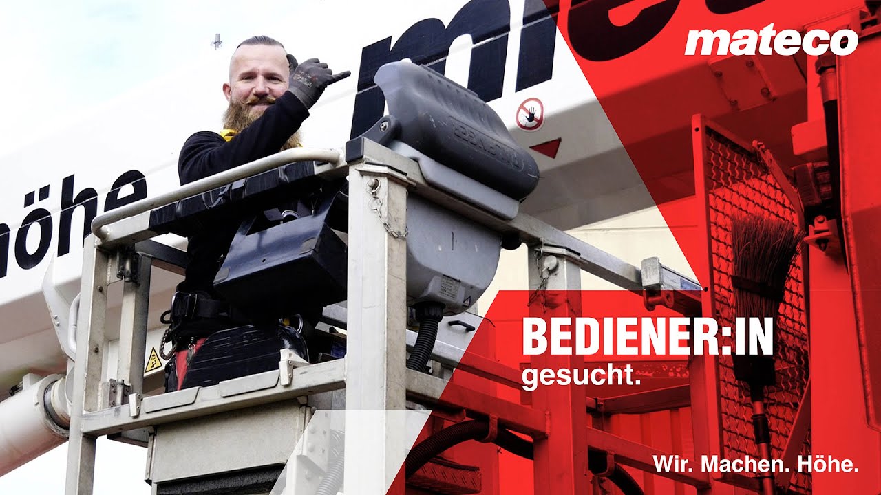 Lenkungskünstler beim Einsatz - Bedienfahrer bei mateco