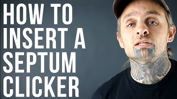 How to Insert a Septum Clicker! | UrbanBodyJewelry.com