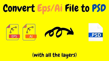 Convert Illustrator File (AI or EPS) File to Photoshop File (PSD) on Mac