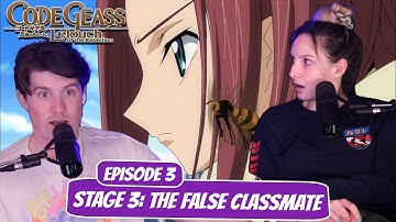 Lelouch Tests His Power! | Code Geass Couple Reaction | Ep 3, “Stage 3: The False Classmate”