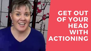 Use actioning and action verbs to help you stop stammering as you speak