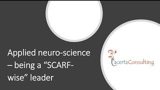 Famous Applied neuroscience - leading SCARF-wise for high performance Profile