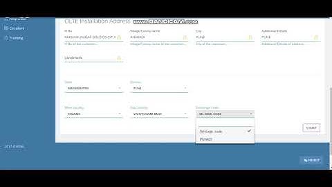 FMS OLT Installation Request Process