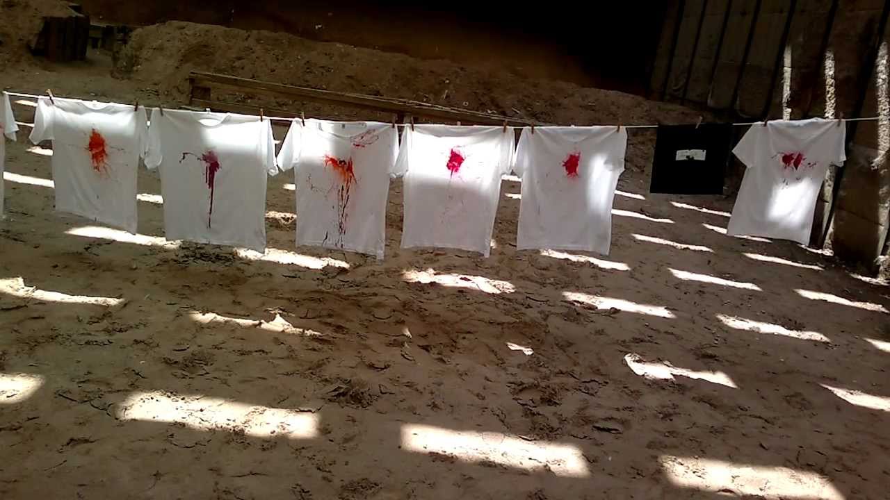 shooting 6 white shirts