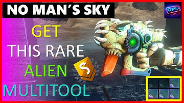 RARE S-CLASS ALIEN MULTITOOL PISTOL 3+1 SUPERCHARGED SLOTS | No Man