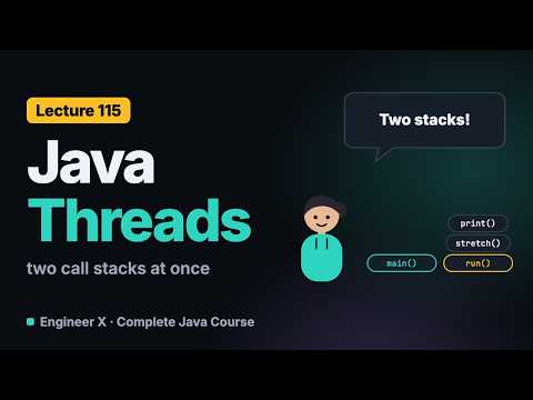 Java Threads for Beginners: Thread, Runnable and start() Explained | Java Course L115