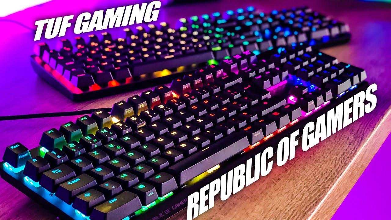 2 CLAVIERS GAMER RGB POUR JOUEURS EXIGEANTS - ASUS 