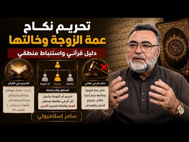 تحريم نكاح خالة الزوجة أو عمتها ابدياً