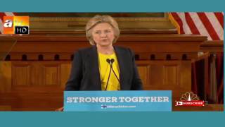 Speech of Hillary Cliton Stronger together