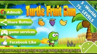 Turtle Fruit Run  Android Studio Admob screenshot 1