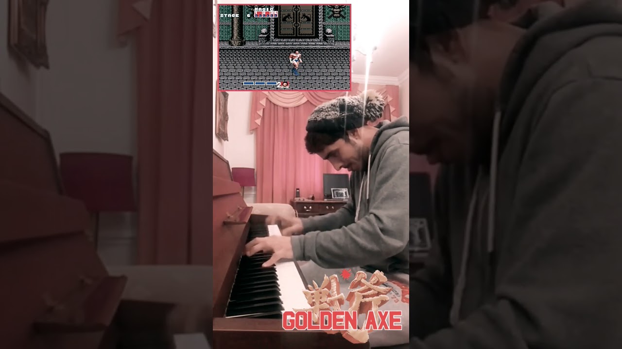 Death Adder Theme from Golden Axe on piano 🎮🎹🎮 