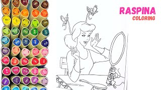 👗 Help Cinderella Find Her Missing Shoe  -👑- Raspina Kids Coloring Book🌈