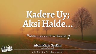 Kadere Uy Aksi Halde Yere Serilirsin... El - Fethur - Rabbani