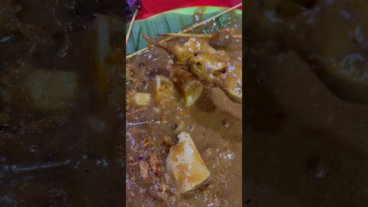 The best sate padang, Ajo Ramon Pasar santa Jakarta.. #kuliner #food #review