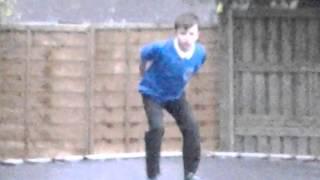 Trampolining after school