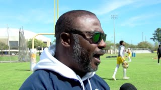 Southern Kicks Off the Marshall Faulk Era with First Day of Spring Football