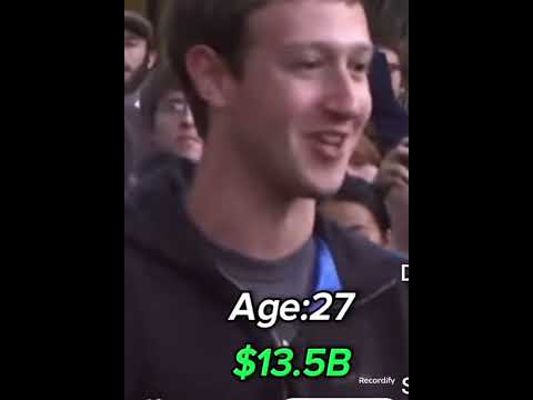 Evolution Of Mark Zuckerberg #billionaire