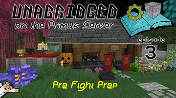 Pre Fight Prep - Diary of a Technowizard on the Unabridged Primus Server