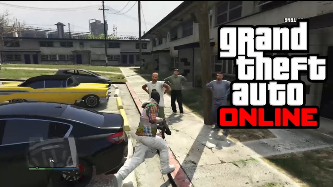 I caught my ops lacking in broad daylight #gta - YouTube