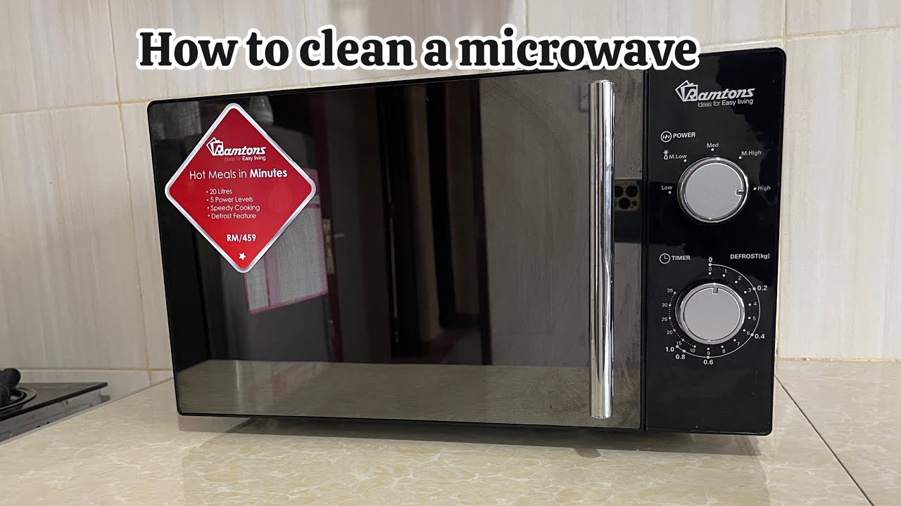 How to Clean a Microwave FAST (No Scrubbing!) | Easy Kitchen Cleaning Hack