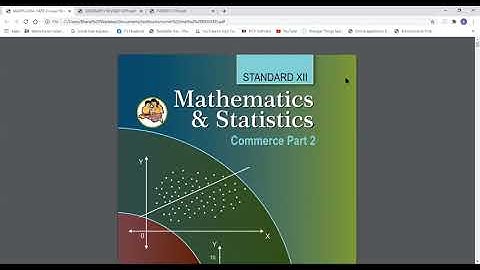25% REDUCED PORTION MATHEMATICS AND STATISTICS TWO COMMERCE 12th BOARDS EXAM COVID SPECIAL