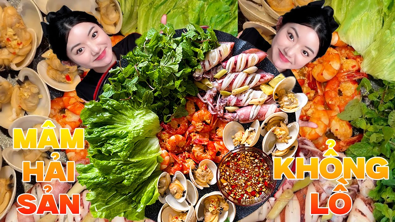 Ăn Sập Mâm Hải Sản SIÊU TO KHỔNG LỒ | Quỳnh Trương Mukbang Hải Sản Cực Đỉnh! 🦀🦐🔥
