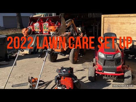 2022 Lawn Care Set Up/Shop Tour