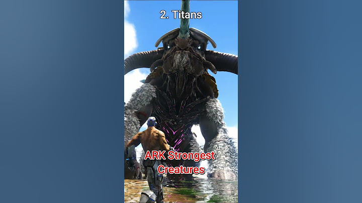 9 Strongest Creatures in ARK #shorts #ark