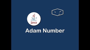 adam number in java