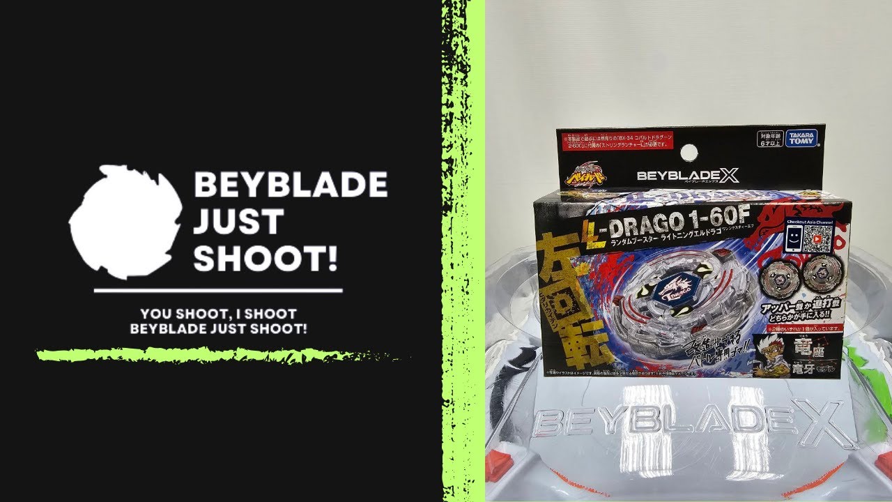 BX-00 Random Booster Lightning L-Drago 1-60F | Beyblade Just Shoot 